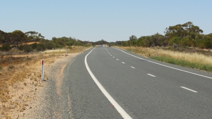 This Is What It looked Like After 9km, At 3900km From Perth. It Didn't Change Much...