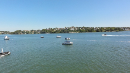 Crossing The Georges River In Southern Sydney