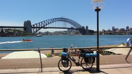 The Sydney Harbour Bridge...